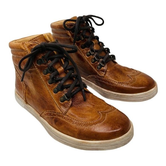 Bed Stu Other - Bed Stu Leather Aqua Ankle Boots 8.5 Brown Distres